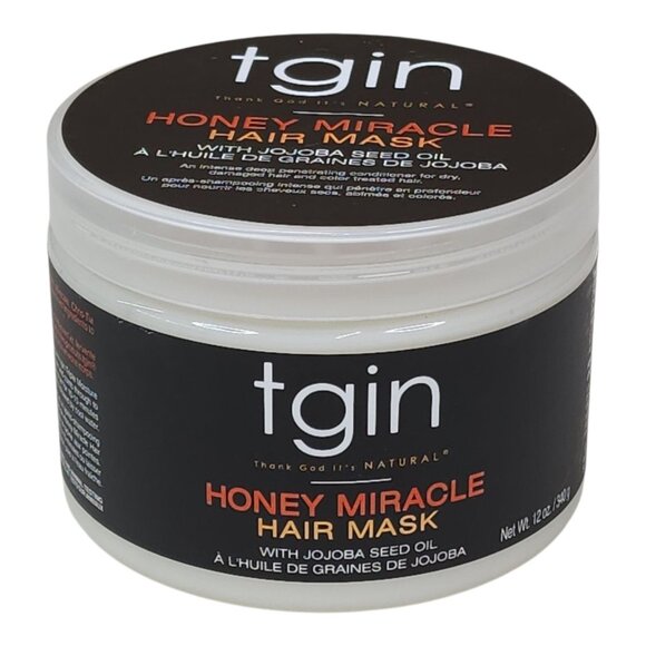 Tgin Honey Miracle Hair Mask With Jojoba Seed Oil 12 Oz For Dry Or Damaged Hair - Picture 1 of 7